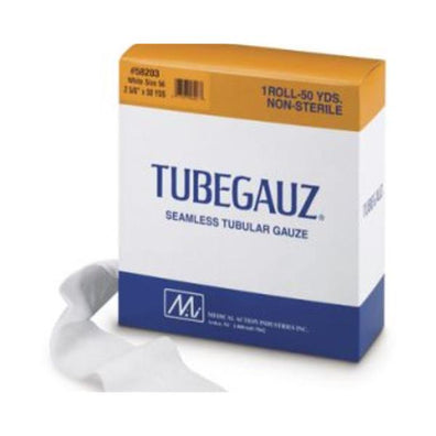 Bandage Tubegauz 1"x50yd Gauze Cotton Knit Size 12 White Rl - Surgical Supplies NY